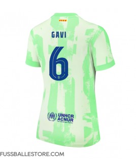 Günstige Barcelona Paez Gavi #6 3rd trikot Damen 2024-25 Kurzarm